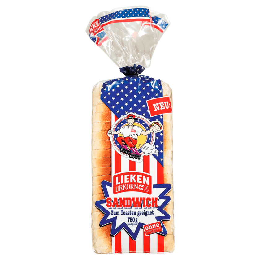 Lieken Urkorn American Sandwich 750g